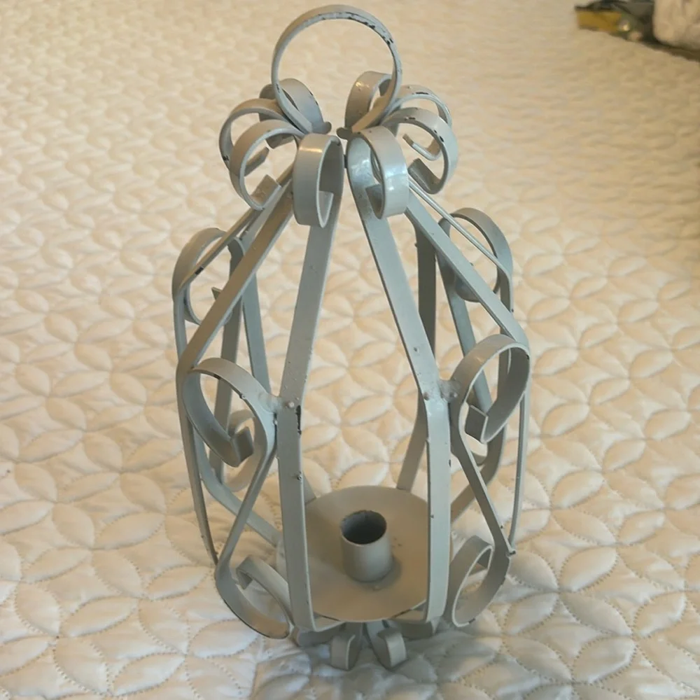 Heavy Metal Candle Holder for taper hanging or sitting holder